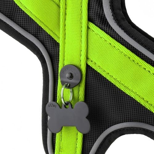 MyFamily Polyester Dog Bib Made in Italy, Your Dog's Master Data Always with You, Smartphone Connection with NFC Technology, Model K, memopet Collection
