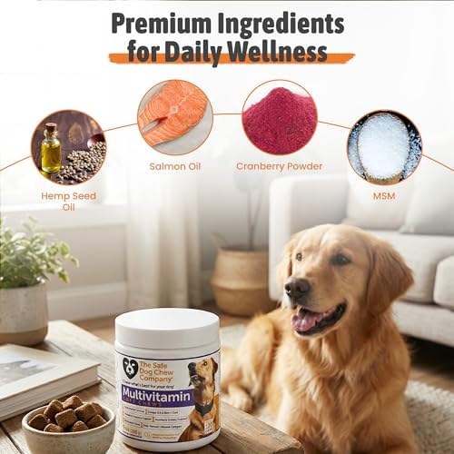 The Safest Dog Multivitamin Soft Chews Chicken Flavor 120 Count