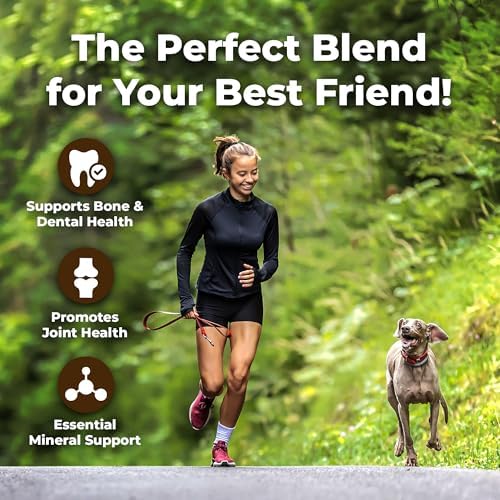 8oz ChefPaw Eggshell Powder for Dogs – Natural Calcium Supplement for Bone Health - Free Chefpaw Nutrition App Access – 100% Powderized - Safe for Homemade and Raw Dog Food Diets
