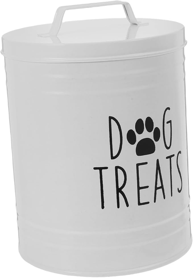LABRIMP Food Storage Container with Lid Airtight Dog Treat Holder for Dry Food Space-saving Design for Kitchen Organization Lightweight and Easy to Clean for Treats and Puppy Essentials