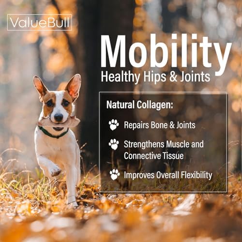ValueBull USA Beef Collagen Chips Dog Chews, 100 Count