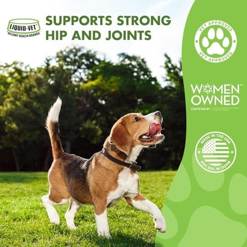 LIQUID-VET K9 Hip & Joint Formula, Chicken Flavor, 16 oz (Pack of 2)