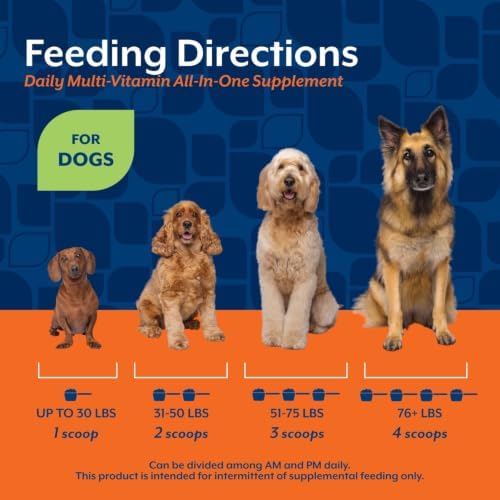 NaturVet All-in-One Multivitamin for Dogs Scoopable Food Topper - 11oz | Dog Vitamins and Supplements for Joint Support, Digestion, Skin & Coat Care & Immune, 11oz