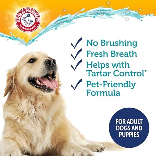 Arm & Hammer Complete Care Dog Dental Spray, Mint, 6 Fl Oz, 2-Pack | Brushless breath freshener with baking soda and calcium supports tooth enamel, fluoride-free formula
