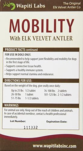 Dog Mobility 120 Count Tablet