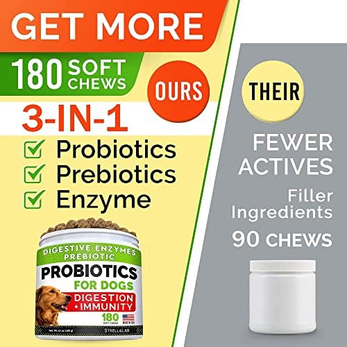No Poo Treats + Dog Probiotics for Picky Eaters Bundle - No Poop Eating for Dogs + Chewable Fiber Supplement - Digestive Enzymes + Prebiotics - Coprophagia Stool Eating Deterrent + Improve Immunity