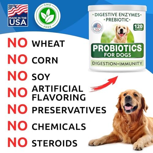 BARK&SPARK Probiotics for Dogs - Digestive Health Supplement Chews