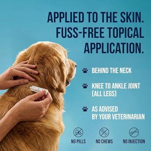 TVATI Pet Topical Daily Mobility Formula for Dogs and Cats, 30 Doses
