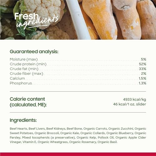 smallbatch Freeze Dried Raw Dog Food, Grass-Fed Beef Recipe, 14 oz