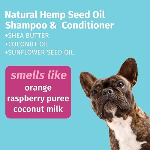 Hempz Petz, Shampoo, Citrus Orange & Red Raspberry, 17 oz. | Botanical formula cleanses while helping add fullness and shine