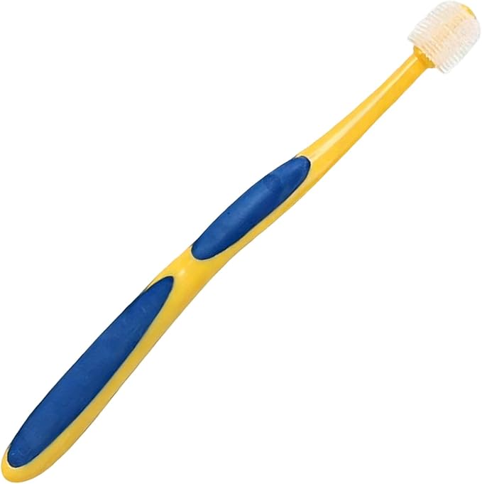 Toothbrush for Dogs | Dog Toothbrush - Teeth Grooming Tool for Hygiene Health Bad Breath Puppy Kitten Senior Small Large Breed Pet