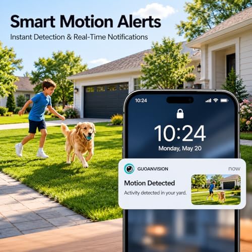 2K Indoor Outdoor Security Cameras for Home Security, Baby Monitor, 2Pack