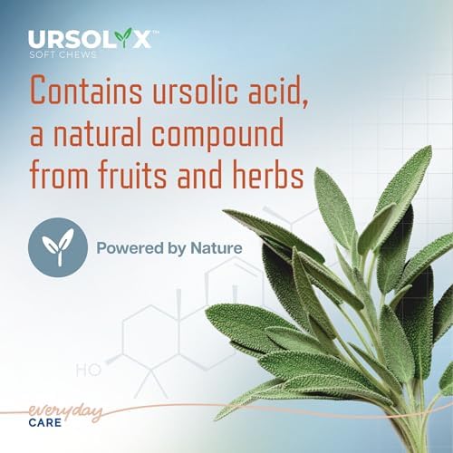 URSOLYX Soft Chews for Dogs, Large Breed, Muscle Support, 60 Count