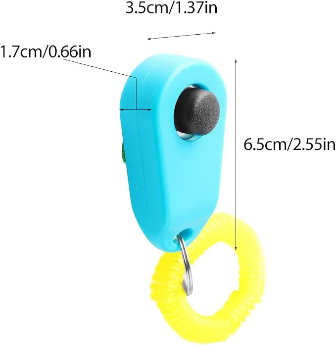 Chrees Dog Training Clicker Ring, Sky Blue