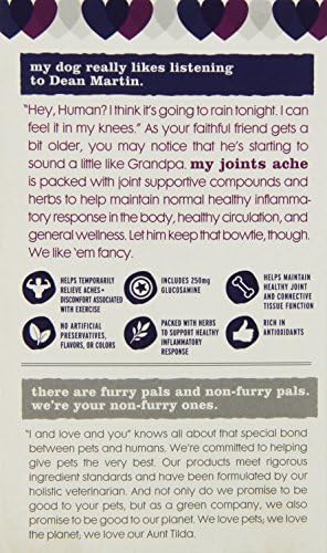 I AND LOVE AND YOU, Dog Supplements, My Joints Ache