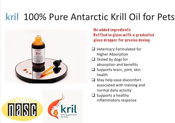 kril™ Antarctic Krill Oil Liquid Supplement for Dogs & Cats