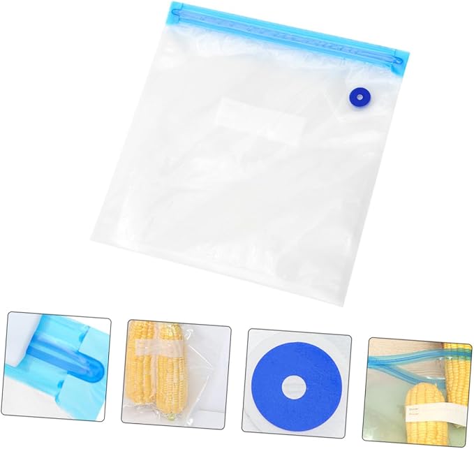 Happyyami 1set Multifunctional Vacuum Compression Food Storage Bags for Pet Food Preservation Hand Pump Puncture and Tear Resistant Airtight Seal to Keep Fresh