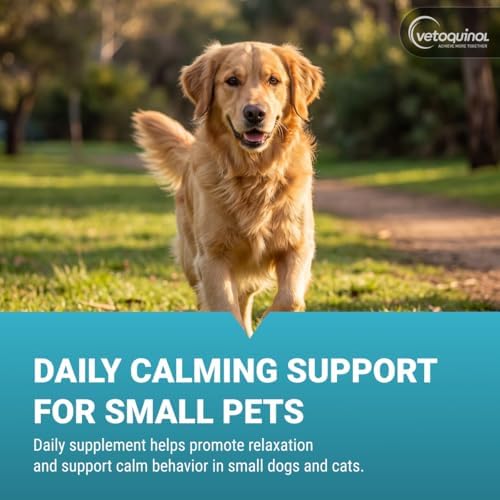 Vetoquinol Zylkene Calming Support Supplement for Small Dogs and Cats, Small