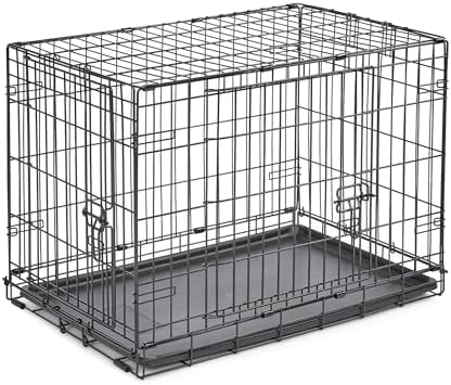 New World by Midwest 30-Inch Double Door Crate, Medium Breeds, 21-40 lbs