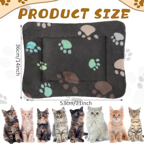 Tuanse 4 Pack Soft Pet Bed Mat Small Dog Crate Fleece