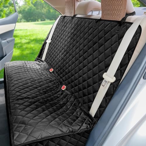 PETICON Waterproof Scratchproof Pet Bench Seat Cover - for Cars, SUVs