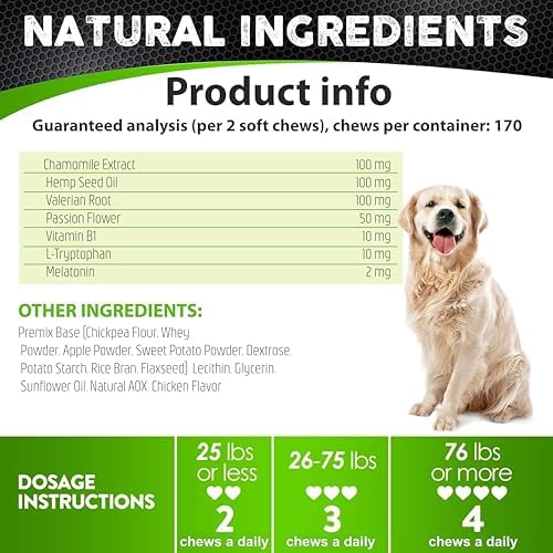 Hemp Calming Chews for Dogs Anxiety & Stress Relief