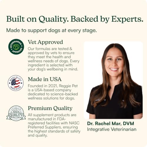 Reggie Hip & Joint Supplements for Dogs | Glucosamine, MSM & Chondroitin for Mobility, Cartilage & Pain Relief | Natural Dog Joint Support Chews | Vet-Approved & Made in USA | 60 Soft Chews