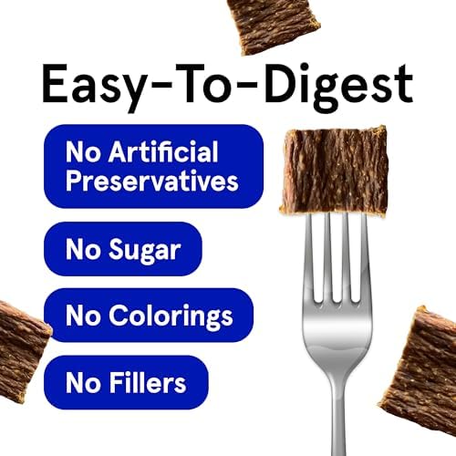 TRMC Real Meat Dog Treats - 12oz Bag of Bite-Sized Air-Dried Lamb Jerky for Dogs - Grain-Free Jerky Dog Treats, Free-Range, Grass Fed Lamb - All-Natural High Protein