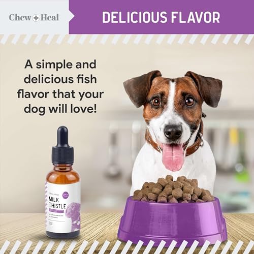 Milk Thistle for Dogs Liver Support, 2 oz - Liquid Milk Thistle Supplement