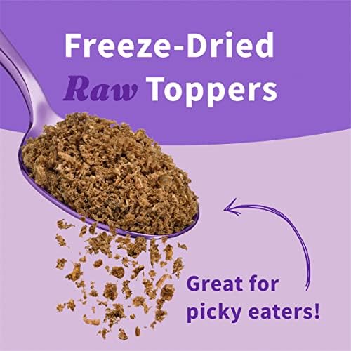 Halo Freeze-Dried Raw Dog Food Topper, Beef & Salmon Recipe, 1 lb