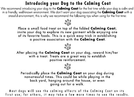 AKC - American Kennel Club Anti Anxiety and Stress Relief Calming Coat for Dogs, Essential for Thunderstorm season and 4th of July Fireworks- Blue, X-Small
