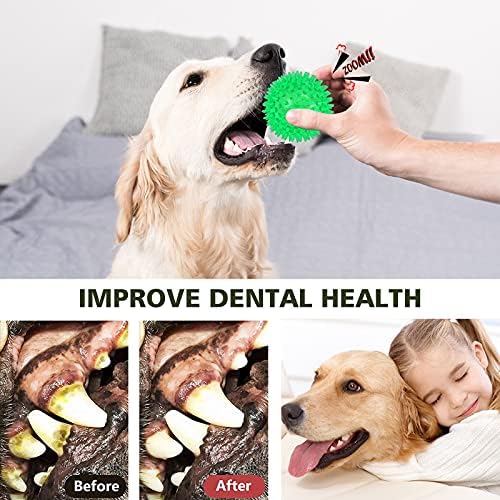 petizer Squeaky Dog Toy Balls, Floating, 2.5in, 3-Pack, Small