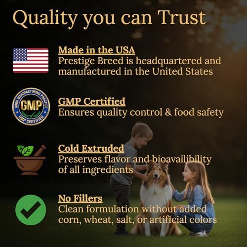 Collie Multivitamins, 90 Count, Made in the USA with Real Bacon.