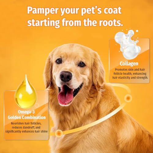 Collagen Nuiritional Gel for Skin and Coat Health, Hip and Joint Supplement, Boosts Immune & Digestive Aid, Itch Relief for Dogs with Allergies Peanut Butter Flavor 1.01oz