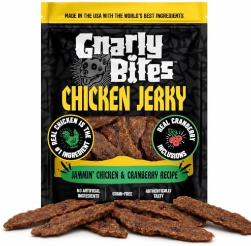 Chicken Jerky Dog Treats, Soft and Chewy Healthy Snack