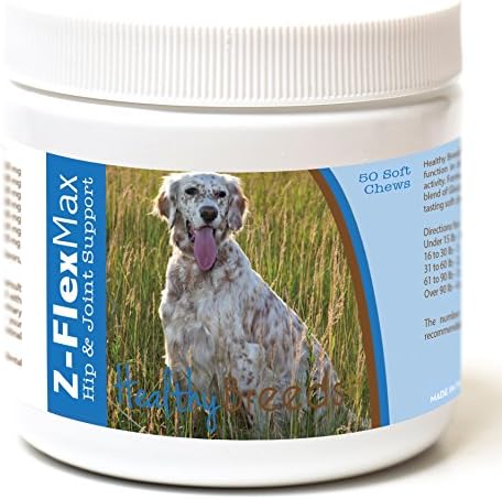 Healthy Breeds English Setter Z-Flex Max Hip and Joint Soft Chews 50 Count