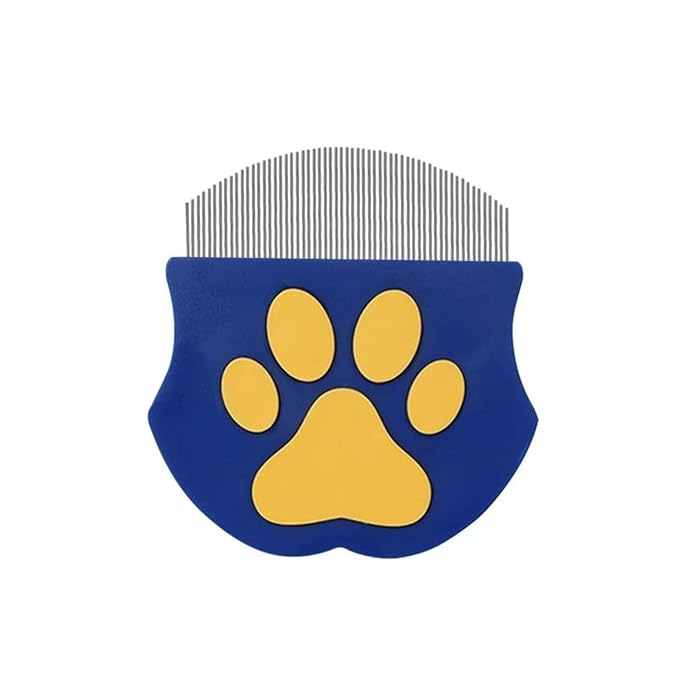 Cat Dog Comb Chin Care Gentle Grooming Brush Pet Safe Slicker Tool For Daily Fur Cleaning Supplies Brushes(Purple olive green)