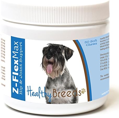 Healthy Breeds Standard Schnauzer Z-Flex Max Hip and Joint Soft Chews 50 Count