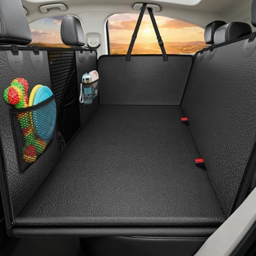URPOWER PU Leather Back Seat Extender - Hard Bottom Dog Seat Cover