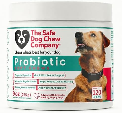 The Safest Probiotic Soft Chews Chicken Flavor 120 Count