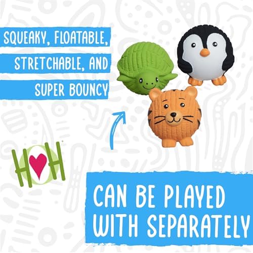 HuggleSnuffles SnuffleSphere Puzzle Ball - Interactive Enrichment Toy for Dogs, Hide and Seek Dog Toy for Ruff-Tex Balls & Treats, Puppy Games to Keep Them Busy, Foraging Plush for Boredom - Large, 8"