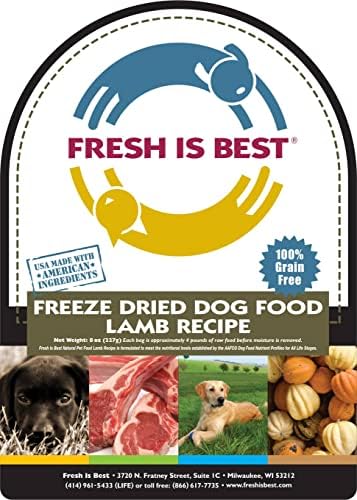 Fresh Is Best Lamb Freeze Dried Dog Food – High-Protein Freeze Dried Lamb