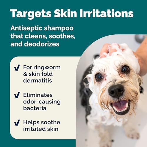 Vetnique Dermabliss Medicated Cat & Dog Shampoo, Chlorhexidine Ketoconazole