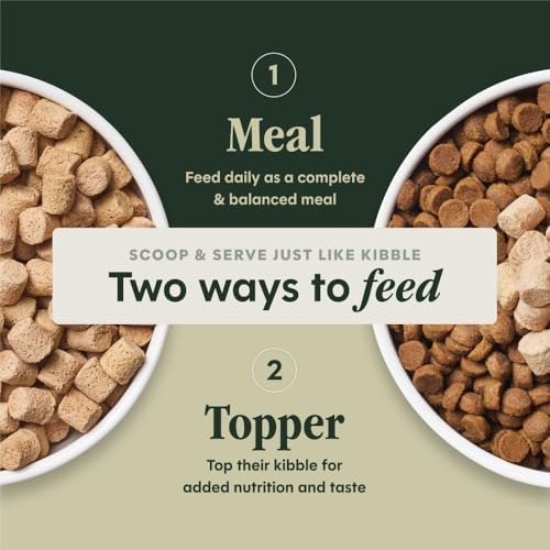 Instinct Freeze Dried Meals, Natural Dog Food, Grass-Fed Lamb, 24 oz. Bag