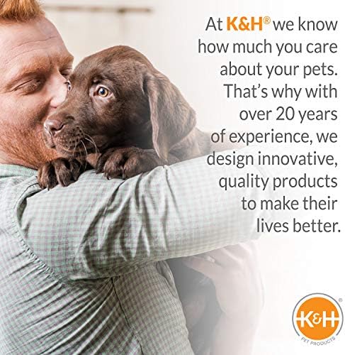 K&H Pet Products Self-Warming Dog Crate Pad, Small Self Heated Dog & Cat Bed Mat, Portable, Machine Washable, No Electric Needed, Adjustable Fit, Non-Slip Bottom - Small 25 X 20in Gray (Pack of 6)