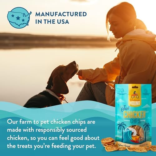 Chicken Chips Dog Treats, Single Ingredient, 3oz