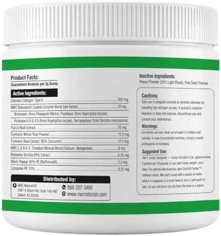 NWC Naturals Comfort Factor Joint and Seasonal Itching Support