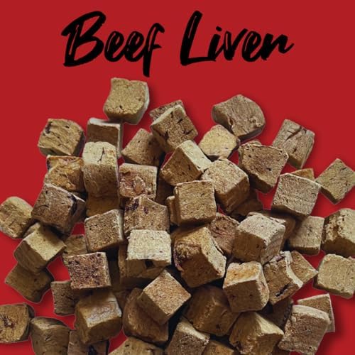 Single Ingredient Freeze Dried Beef Liver Dog Treats, 18 oz