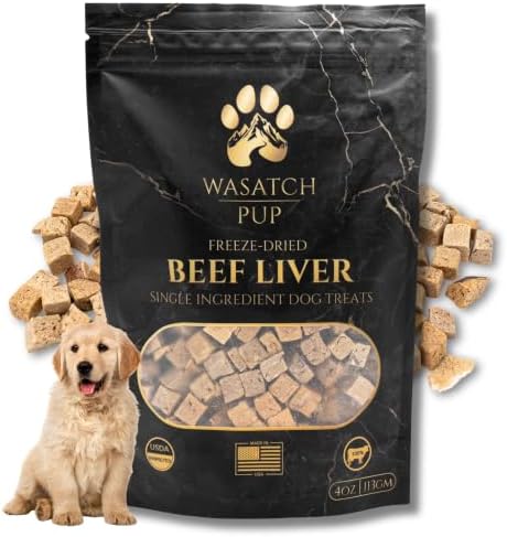 Beef Liver Dog Treats, Freeze Dried Training Treats for Dogs