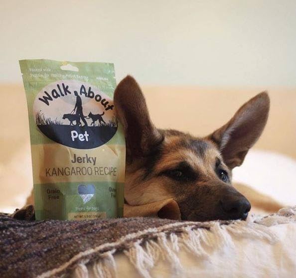 Walk About Pet, WA10016, Dog Jerky Treats, Grain-Free, Gluten-Free, Single Source Protein, Alligator Recipe, Resealable Pouch, 5.5 Ounces